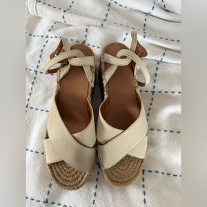 rag & bone Cream Espadrille Sandals